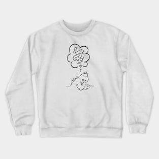 Dinosaur artist block Crewneck Sweatshirt